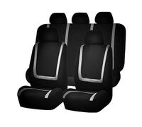 ZKSJFU Tappezzeria Auto per Porsche 718 Panamera Cayenne Macan, Confortevole Traspirante Elastico Auto Antisudore Protezione per Sedili Completo Set Fodere Protezione,A-Black