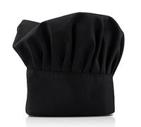 ZKSMNB Cappello da cucina regolabile con elastico per uomini, donne, cucina, nero, 1 pezzo, Nero