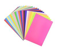 ZKSXOA Carta Origami 100 Fogli Carta Origami Fronte/Retro Carta Kraft Colorata per Bambini Adulti 21 * 29.7CM,20 Colori Carta Pieghevole Origami per Decorazioni Fai da Te