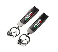 ZKSXSM Portachiavi per Moto in Fibra di Carbonio per D/ucati 796 795 821 Monster 696 400 Accessori, Rosso