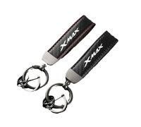 ZKSXSM Portachiavi per Moto in Fibra di Carbonio Portachiavi per Y/amaha XMAX300 XMAX250 X Max Xmax X-Max 300 250 125 250 300 400, Nero