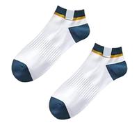 Zktfyshk 1 paio di calzini sportivi casual in cotone equipaggi calzini traspirante alta caviglia calzini stivali calzini per le donne uomini in esecuzione, bianco, XS-XXL