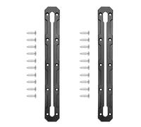 Zktfyshk 2set Basso Profilo Pista Kayak Slide Binari Staffa Canna Da Pesca Supporto Base di Montaggio Accessori Kayak Supporto Per Canna Da Pesca Holder