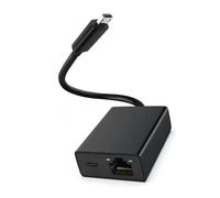 Zktfyshk Adattatore Ethernet da USB C a RJ45 ad alta velocità converte WiFi in rete cablata stabile 4K Streaming Dongle Ethernet