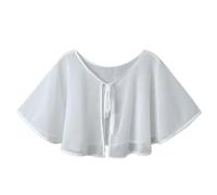 Zktfyshk Airy Sun Blocking Wrap Compact Travel Essential per viaggi avventure e pelle confortevole sciarpa spiaggia accessorio, bianco, Taglia unica