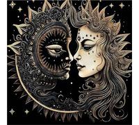 Zktfyshk Astrologia Tarocchi Tovaglia Metafisica Gioco Da Tavolo Mat Pendolo Divinazioni Tovaglia Gioco da Tavolo Pad Divinazioni Tovaglia Panno Tarocchi Carte Tavolo Deck
