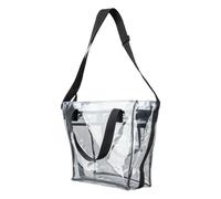 Zktfyshk Borsa a tracolla in PVC con chiusura trasparente antistatica per camera bianca per ingegneri Crossbody Pack multiuso sacchetti di lavoro antistatici