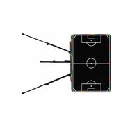 Zktfyshk Cancellare Hook Permesso Football Trainer Board 28 Pollice LCD Evidenziazione Stand Compreso per Diagrammi Strategici Coaching Lezioni Football Trainer Board