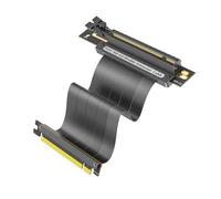 Zktfyshk Cavo di prolunga PCIe4.0 90/180 gradi Design per ITX Miniatura Case Riduzione Temperatura di Funzionamento GPU Slot Riser