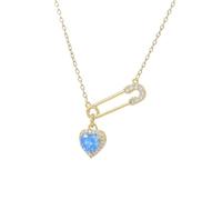 Zktfyshk Collana con ciondolo a forma di cuore, con data, in lega, per festival musicali e sfilate di moda, As shown in the figure, Metallo