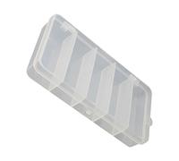 Zktfyshk Custodia per esche da pesca a doppio ponte con vassoi rimovibili per pesca in acqua salata e d'acqua dolce, scomparto regolabile