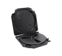 Zktfyshk Custodia per nastro in rotolo aperto da 7 pollici con 3 fori per bobine vuote e borsa per il trasporto per sicurezza sonora professionale Contenitore per nastro in alluminio ABS