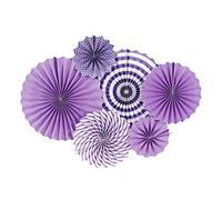 Zktfyshk Decorazione floreale a forma di ventaglio personalizzabile per sfondi ad arco di nozze e trasformazioni di celebrazione Espositori floreali di carta per feste a tema, PJ S17 Viola, Taglia
