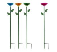 Zktfyshk Dispositivo di irrigazione della mosca del metallo di 4 pezzi che evidenzia il piano vegetale decorazione permanente del giardino per l'applicazione esterna Cinquecento attrezzature per