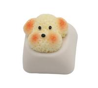 Zktfyshk Keycaps in resina a tema con disegni di cuccioli perfetti per personalizzare tastiere meccaniche e migliorare il comfort di digitazione keycap in resina fatti a mano arte unica del cane