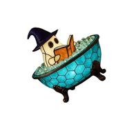 Zktfyshk Lampada a LED a forma di bolla, ricaricabile tramite USB, in resina, per bagno, giardino, campeggio, decorazione per casa, giardino, casa e giardino