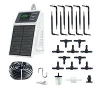 Zktfyshk Orologio solare automatico modificabile ad alto flusso 630 ml/min IPX5 ricarica USB per cespugli in polistirolo strumento di giardinaggio