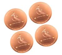 Zktfyshk Semplici dischi in metallo naturale per vasche per uccelli evidenziando densità 0,6 mm e assistenza triplice copia per attrezzature di negazione a bassa manutenzione detergente per primavera