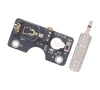 Zktfyshk Sottile Portatile Morse Code Practice Keyer Luce e Sound Circuit Board per Keyer Trainer Connettore Uditivo Visivo CW Pratica Dispositivo