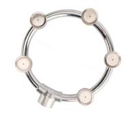 Zktfyshk Testa spray professionale in acciaio inox per irrigazione efficiente del giardino, conservazione dell'acqua e spray da giardino a prova di ugello rotondo