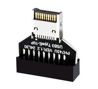 Zktfyshk Tipo E 20Pin a USB 19P/20P Telaio Anteriore USB Tipo C Adattatore di Estensione Convertitori Per Desktop Schede Madri Accessori