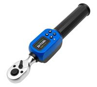 ZKTOOL 3/8" Chiave Dinamometrica Digitale, Chiave Dinamometrica a Cricchetto da 3-60 Nm, Cinque Tipi di Unità N.m, Lbf.ft, Lbf.in, Kgf.cm, Kgf.m, Display LED ad Alta Precisione ±2%, Allarme Acustico