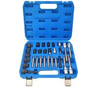 ZKTOOL 30PCS Strumenti per la Rimozione della Puleggia Alternatore Automobilistico, Rimozione Frizione Generatore, Estrattore del Volano, Set Strumento per la Puleggia della Cinghia del Generatore