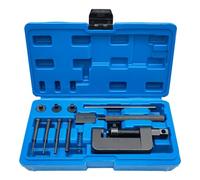 ZKTOOL Set di 13 strumenti di rivettatura e rompicatena per moto | Tagliacatena adatto per taglie da 25 a 630. Design robusto per moto da fuoristrada, mountain bike, biciclette e catene a