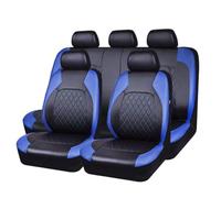 ZKUZKA 9Pcs Copri Sedili Auto per Nissan Juke 2019-2024, Coprisedili in Pelle, coprisedili Impermeabili, Set di Accessori,B-Blue