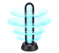 ZKX Lampada UV Germicida 65W Sterilizzatore UVC, Telecomando e Timer 3 modalità, Uccide 99.9% batteri/Acari/Influenza per casa/auto/ufficio