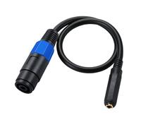 Zkydhbd 1/4 A Speakon Femmina Cavi Speakon A 6.35mm Mono Adattatore Spina Adattatore 1/4 "Per Twist Speak-on