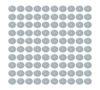 Zkydhbd 100pcs Liscia Chiaro Orecchino Tappi Morbido Ed Elastico Silicone Dischi Pad Per Orecchini Stabilità Earlobe Patch Earlobe Irritazione, 3 mm, come descritto, come descritto