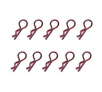 Zkydhbd 10pcs R-A Forma di Metallo Clip Del Corpo Per 1/10 1/8 Modello Auto In Acciaio Inox Pins Per RC Modello Auto Semplice Fissaggio Rshape Corpo In Acciaio Inox