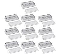Zkydhbd 10pcs Trasparenza Keycaps 1U / Size Per La maggior parte delle Tastiere Meccaniche Design Antiscivolo Formato Standard Compatibile Keycaps