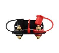 Zkydhbd 12V 24V 250Amp Positivo e Nero Rosso Attraverso Pannello Batteria Connettore Terminale Per Auto Accessori di Ricambio In Lega Di Zinco E Rame Cavo di Prolunga Per Falciatrici Heavy Duty
