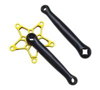 Zkydhbd 170mm Nero Pedivella Ricambio Per Mountain Biciclette In Lega di Alluminio Montaggio Diretto Pedivella Set Biciclette Pedale Della Bici
