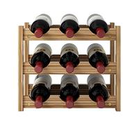 Zkydhbd 2/3/4 livelli in piedi portabottiglie in legno organizzatori casa festa espositore scaffale decorazione titolari accessori vino rack vino legno per pavimento