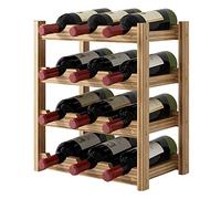 Zkydhbd 2/3/4 livelli in piedi portabottiglie in legno organizzatori casa festa espositore scaffale decorazione titolari accessori vino rack vino legno per pavimento