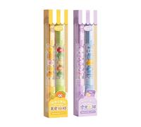 Zkydhbd 2/4Pieces Del Fumetto Perline Penna Gel Retrattile 0.5mm Ufficio Scrittura Forniture Per Adulti Studente Scrivere Noting Cultura
