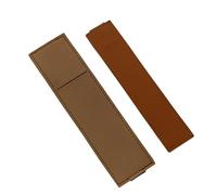 Zkydhbd 2 astucci regolabili con fascia elastica multifunzione in pelle per penne con copertina rigida, quaderni, agenda, organizer per penne, Marrone