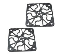 Zkydhbd 2 coperture per ventola di raffreddamento del motore elettrico in fibra di carbonio per protezioni e raffreddamento migliorato nel telecomando del veicolo copertura della ventola di