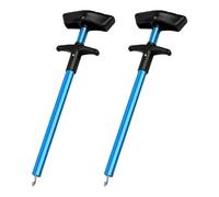Zkydhbd 2 pezzi gancio da pesca separatore ingranaggi accessori estrattore pesce dishooker spremere fuori pesce gancio strumento di rimozione acqua dolce accessorio