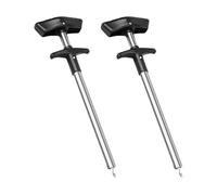 Zkydhbd 2 pezzi gancio da pesca separatore ingranaggi accessori estrattore pesce dishooker spremere fuori pesce gancio strumento di rimozione acqua dolce accessorio