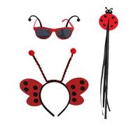 Zkydhbd 2 pezzi kit costume api per bambini adulti angell bacchetta occhiali da sole api fascia per feste di Halloween Cosplay puntelli api accessori per costume