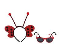 Zkydhbd 2 pezzi kit costume api per bambini adulti angell bacchetta occhiali da sole api fascia per feste di Halloween Cosplay puntelli api accessori per costume