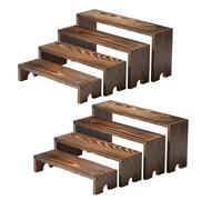 Zkydhbd 2. Scaffalature in legno multilivello per personaggi anime, 8 pezzi, scaffali decorativi da scrivania e decorazioni per la casa, organizer da scrivania in legno moderno