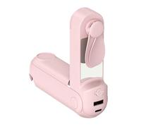 Zkydhbd 2. Ventilatore da tavolo compatto con supporto regolabile per telefono, luce integrata e batteria ricaricabile, ideale per il raffreddamento degli interni, ventilatore portatile