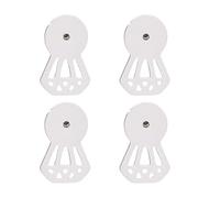 Zkydhbd 4 chiusure di sicurezza per orecchini, accessori di ricambio per stili di vita attivi, in pietra, Misura unica, come descritto