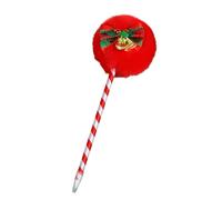 Zkydhbd 4 penne a sfera a tema natalizio a tema cartone animato, albero di Natale, pupazzo di neve, Babbo Natale, penna a sfera per ragazzo ragazza bambino colorato