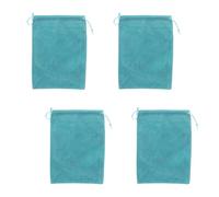 Zkydhbd 4pcs Portatile Mulinello Da Pesca Protector Bag Flanella Sacchetti di Immagazzinaggio per Attrezzature Protezioni Multiplo Portatile Mulinello Sacchetti